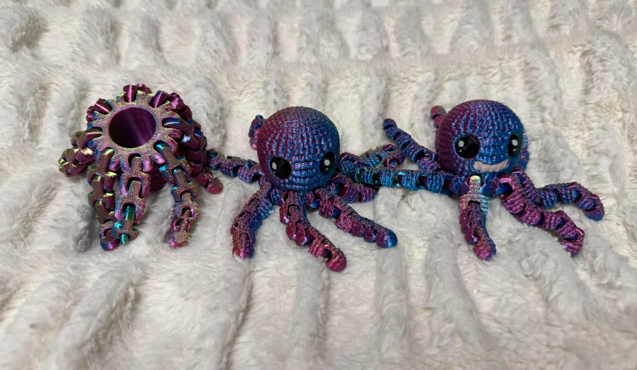 Knitted Flexi Octopus