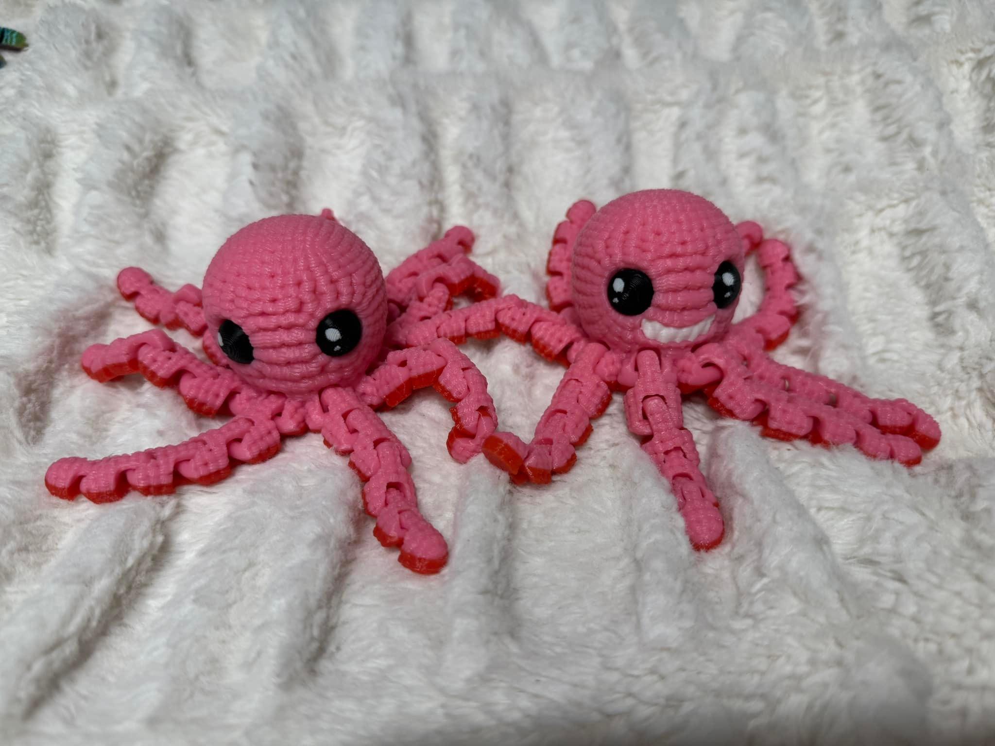 Knitted Flexi Octopus view 2